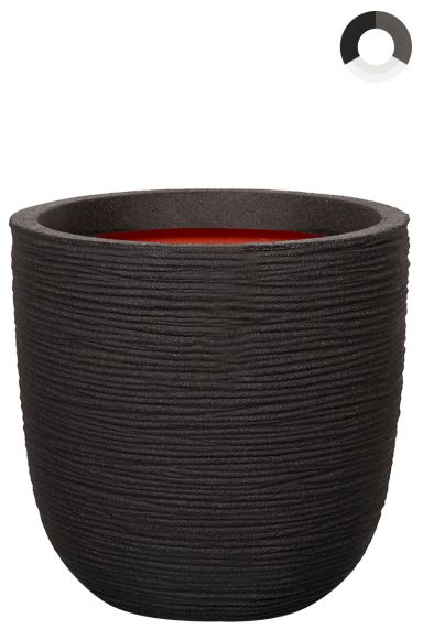 Capi-nature-rib-topf-schwarz -35cm 1
