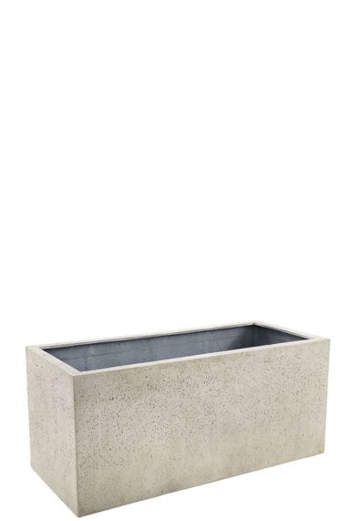 Luca Lifestyle Grigio Pflanzgefäss grau/weiss länglich