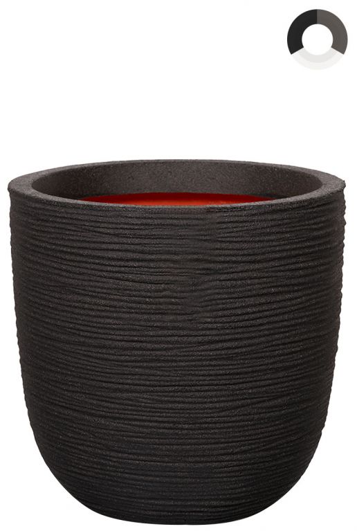 Capi-nature-rib-topf-schwarz -43cm 1