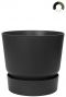 Elho-greenville-schwarz -14cm 1