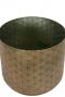 Topf mit Motiv bronze